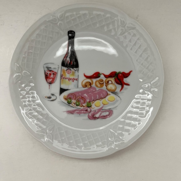 PHILIPPE DESHOULIERES CANAPE PLATES - SET OF SIX - Picture 5 of 6